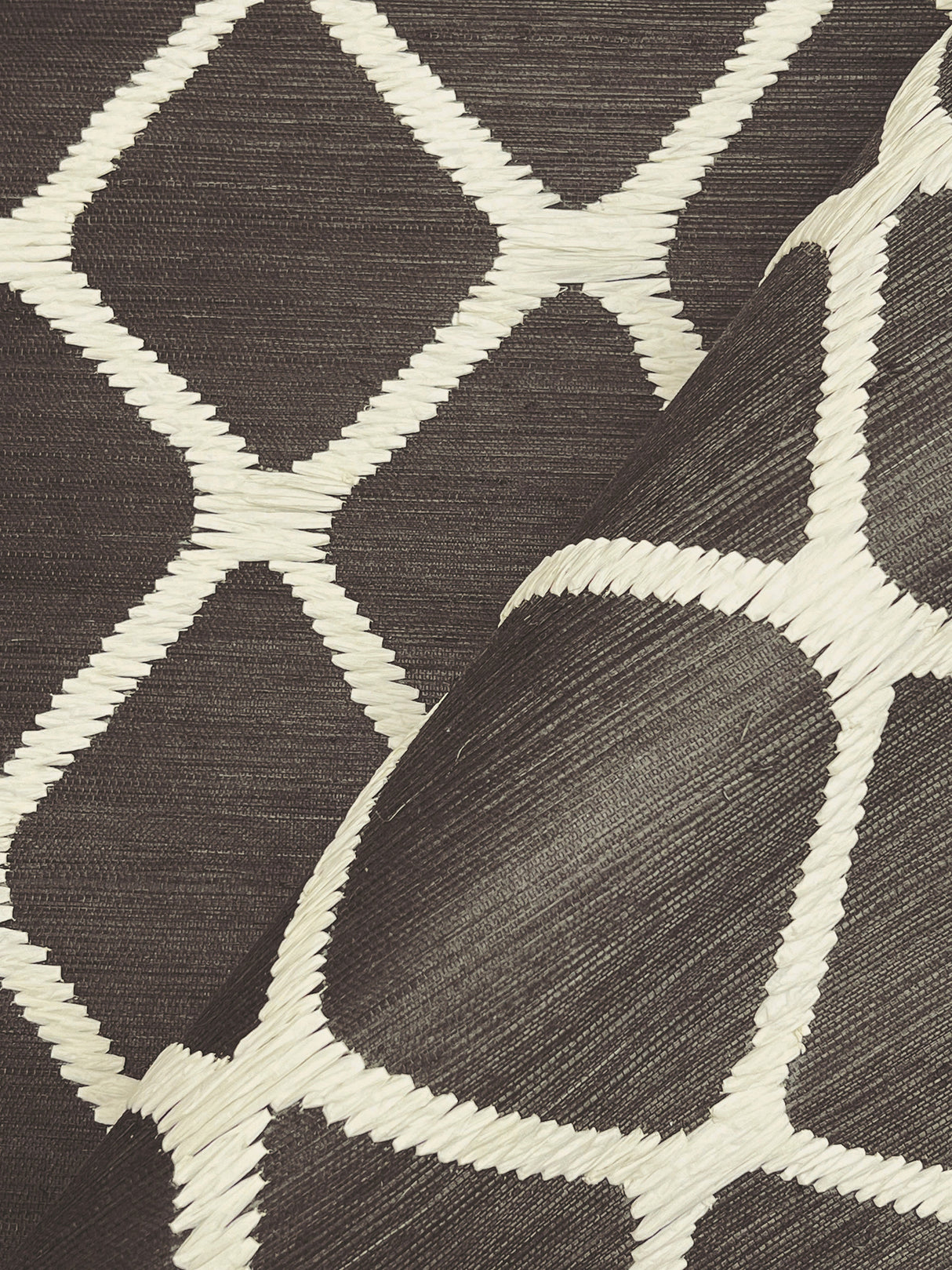 Antonina Vella AB3121 Tonga Black & White Wallpaper - Eade's Wallpaper