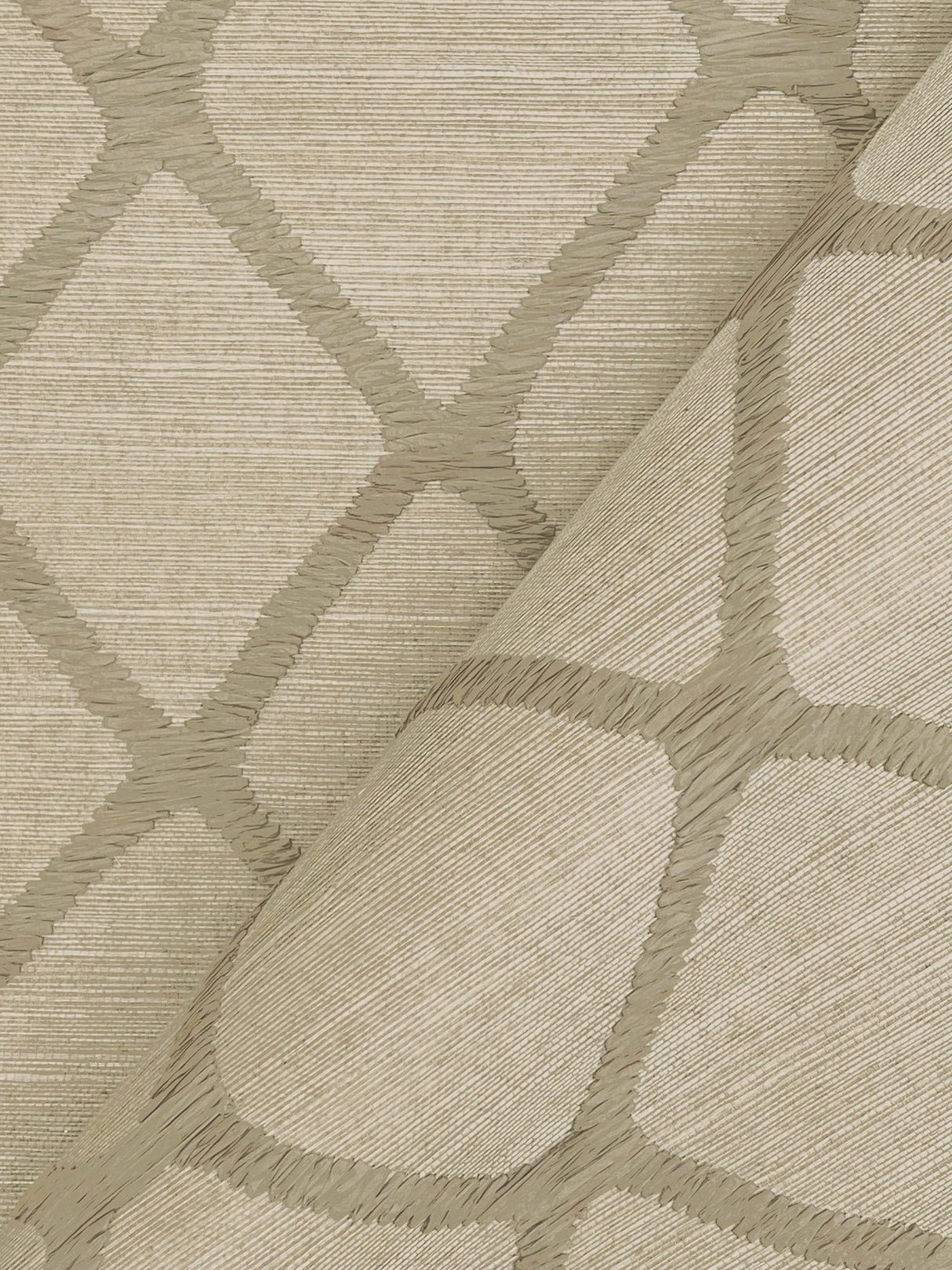 Antonina Vella AB3123 Tonga Taupe Wallpaper - Eade's Wallpaper
