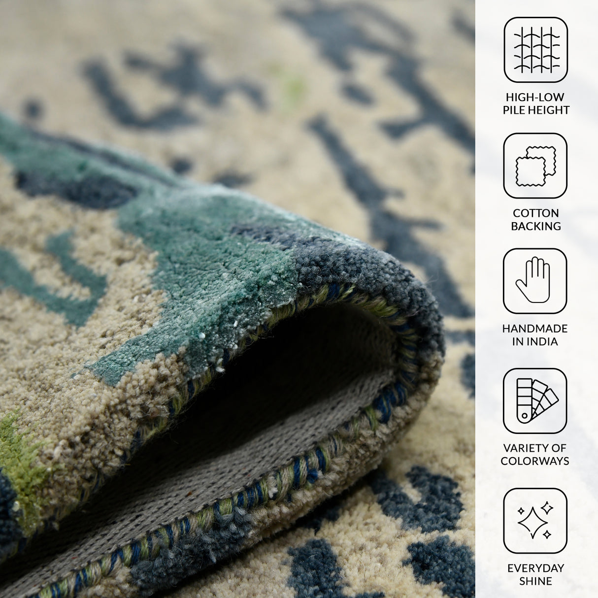 Amer Rugs ABS-2 Abstract Contemporary Area Rug