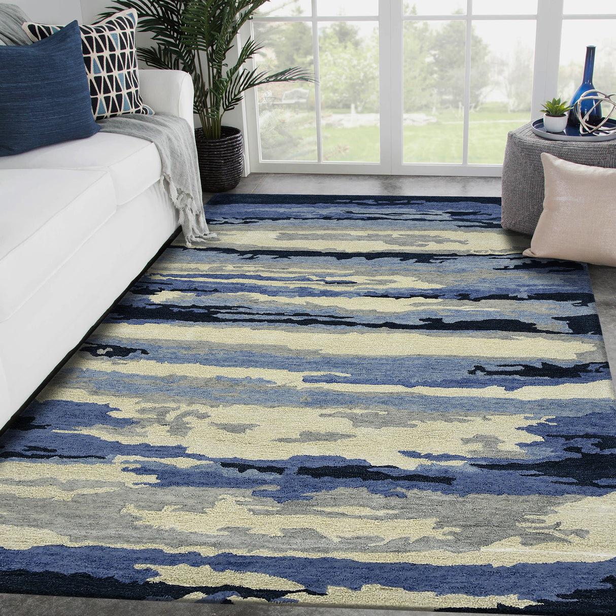 Amer Rugs ABS-7 Abstract Contemporary Area Rug