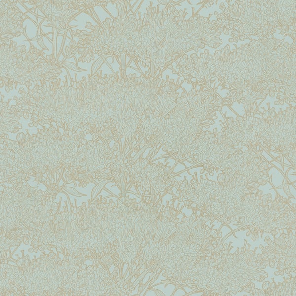 Galerie AC60012 Green Cherry Blossom Motif - Eade's Wallpaper