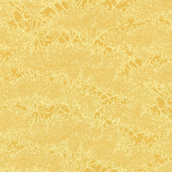 Galerie AC60013 Yellow Cherry Blossom Motif - Eade's Wallpaper