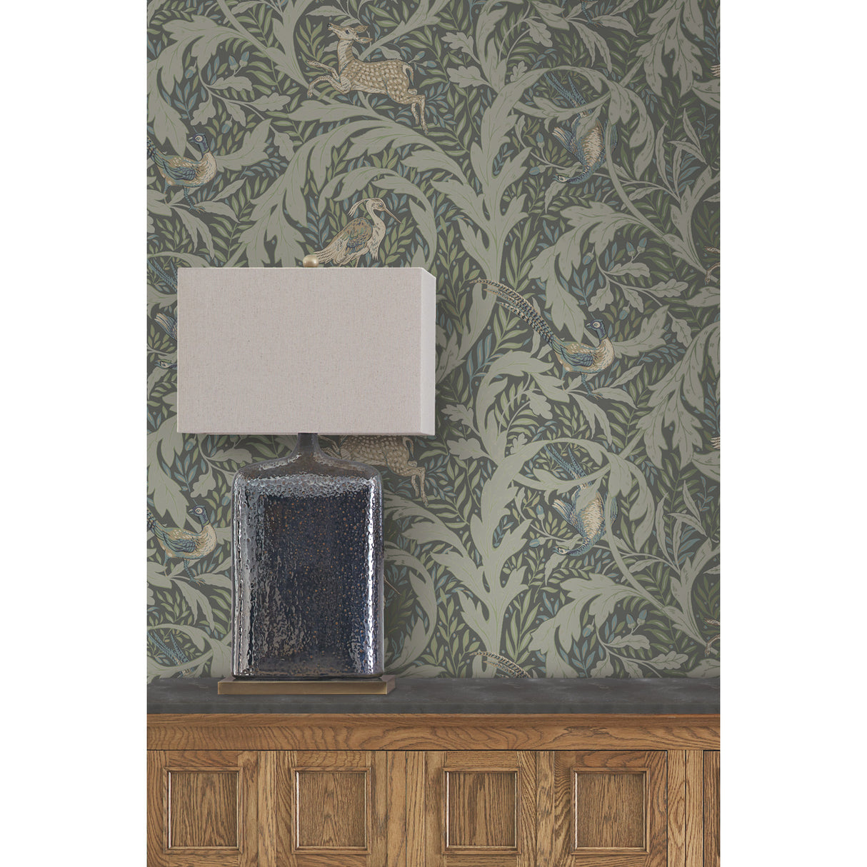 York AC9124 Woodland Tapestry Sage Wallpaper