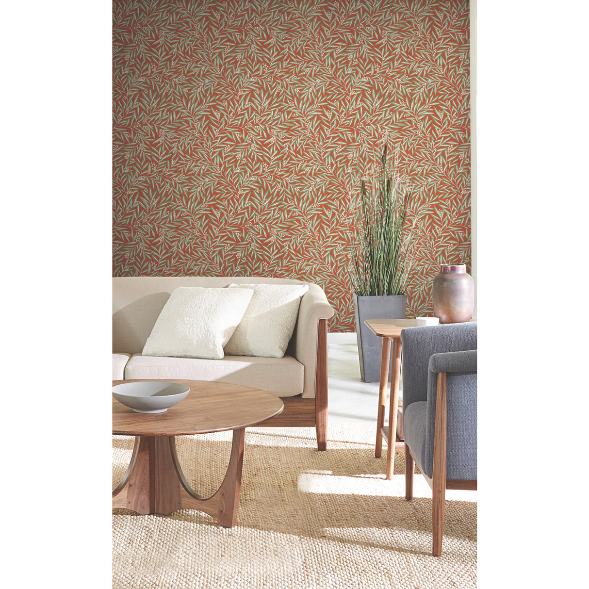 York AC9131 Rowan Rust Wallpaper