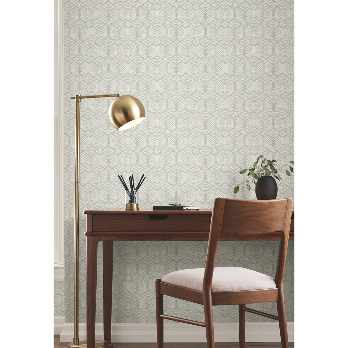 York AC9181 Craftsman Grey Wallpaper