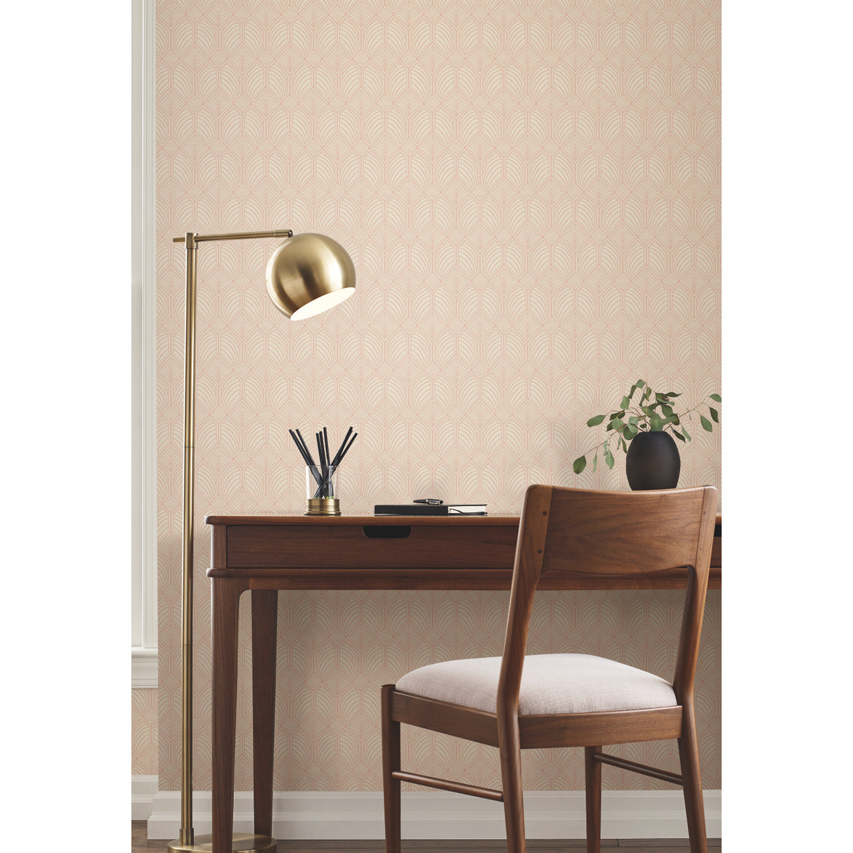York AC9186 Craftsman Blush Wallpaper