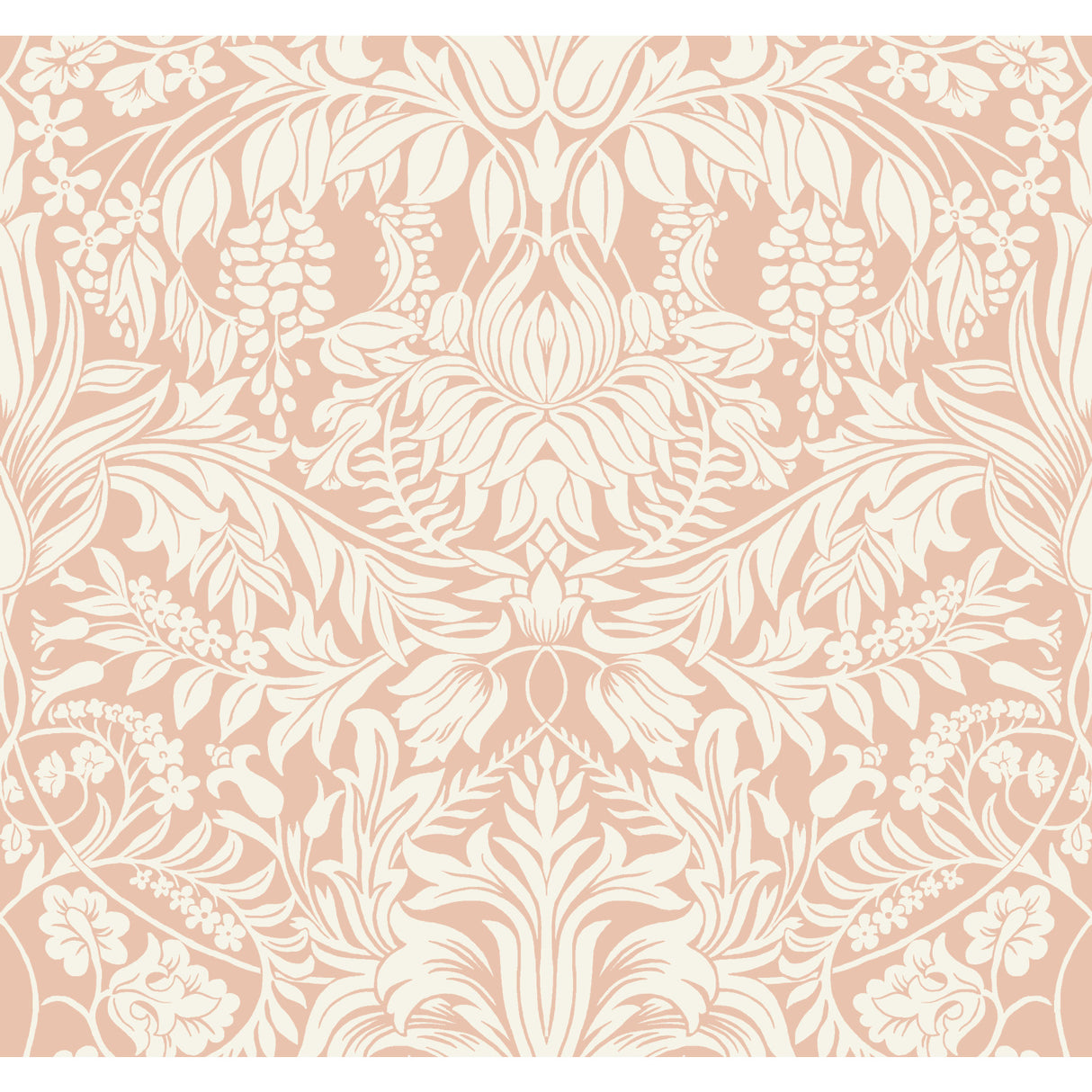 York AC9191 Lockwood Damask Blush Wallpaper