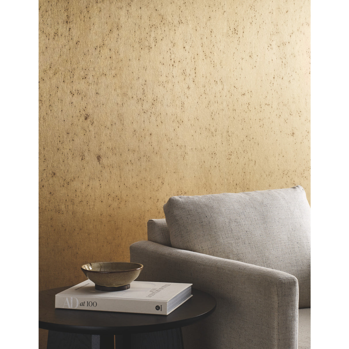 York AC9214 Burnished Patina Beige Metallic Wallpaper