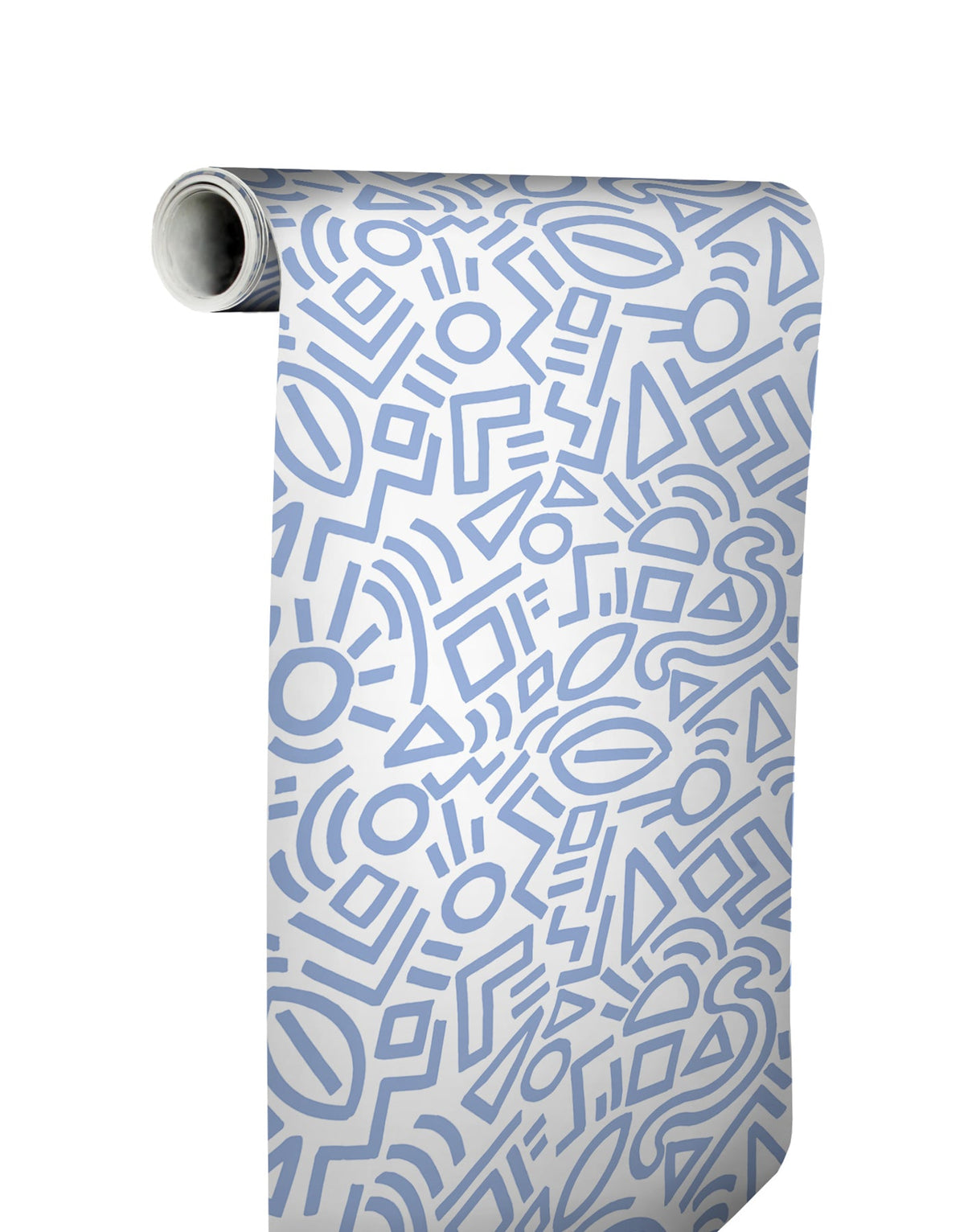 Aelfie AES4792 Periwinkle Doodle Abstract Peel & Stick Wallpaper
