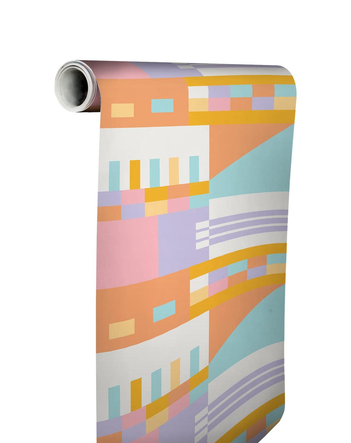 Aelfie AES4794 Multi Warm Kiki Shapes Peel & Stick Wallpaper