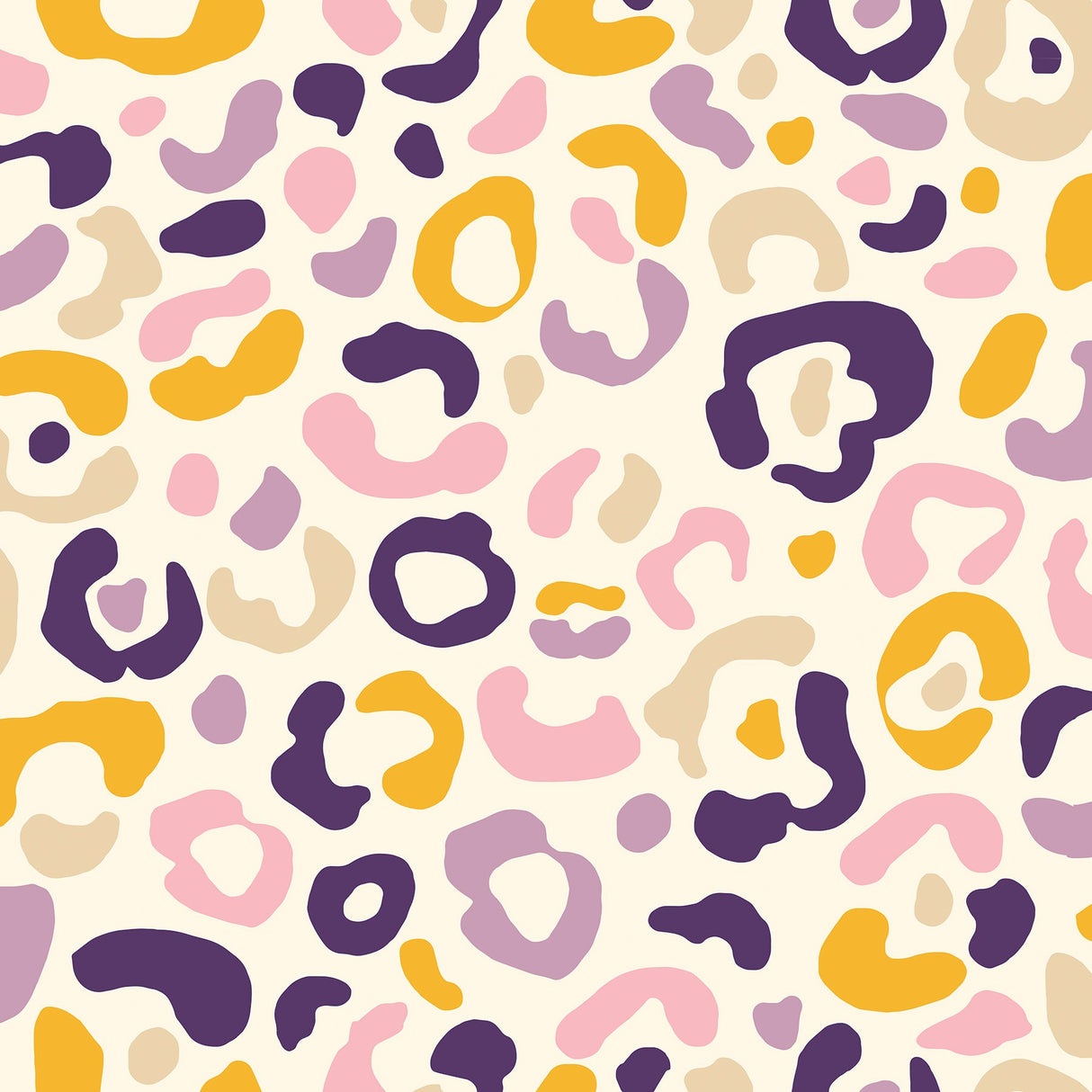 Aelfie AES4796 Multi Purple Leopard Spots Peel & Stick Wallpaper