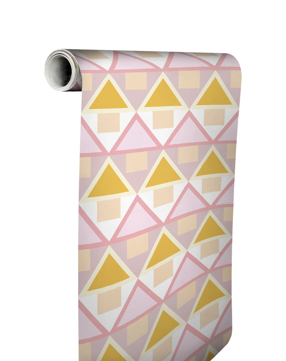 Aelfie AES4800 Pink Madaket Geometric Peel & Stick Wallpaper