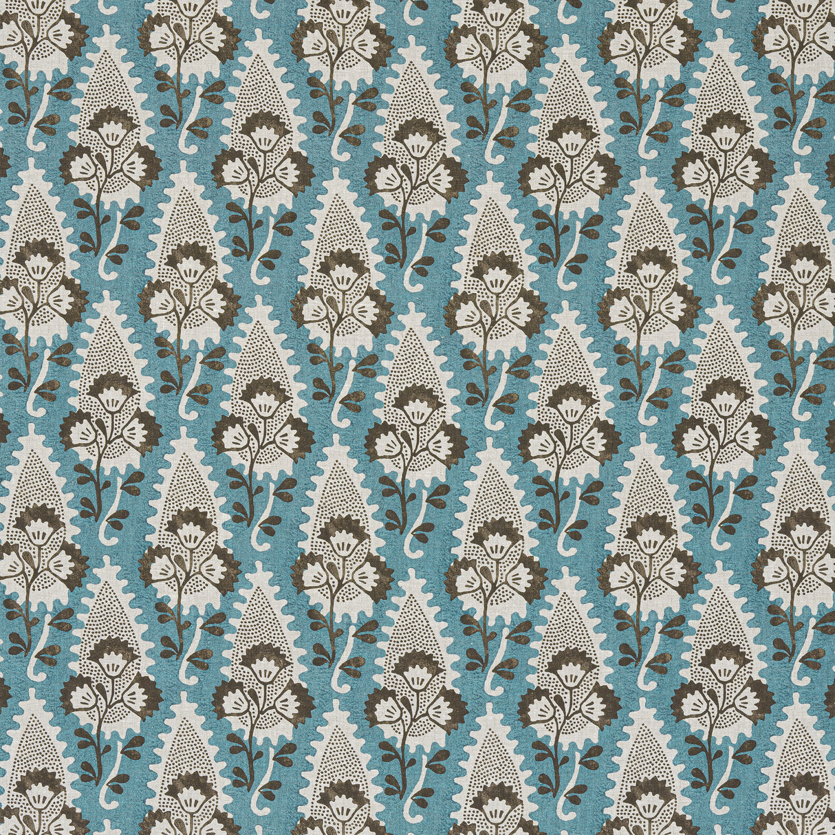 Anna French AF15122 CORNWALL Brown and Slate Fabric