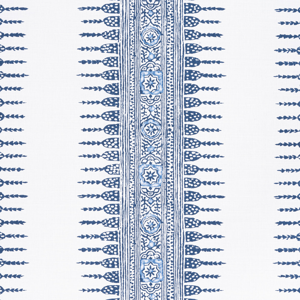 Anna French AF15137 JAVANESE STRIPE Navy and White Fabric