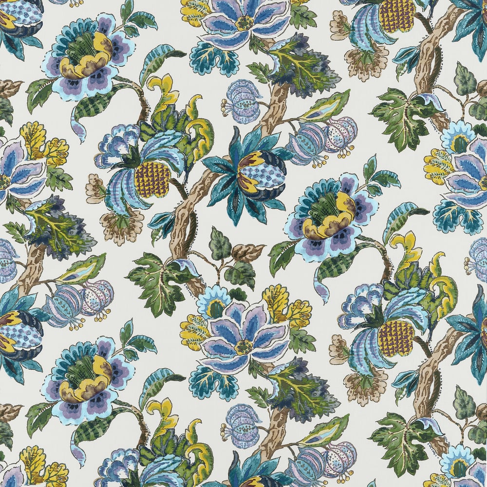 Anna French AF16137 Lavender and Blue Fabric - Lavender and