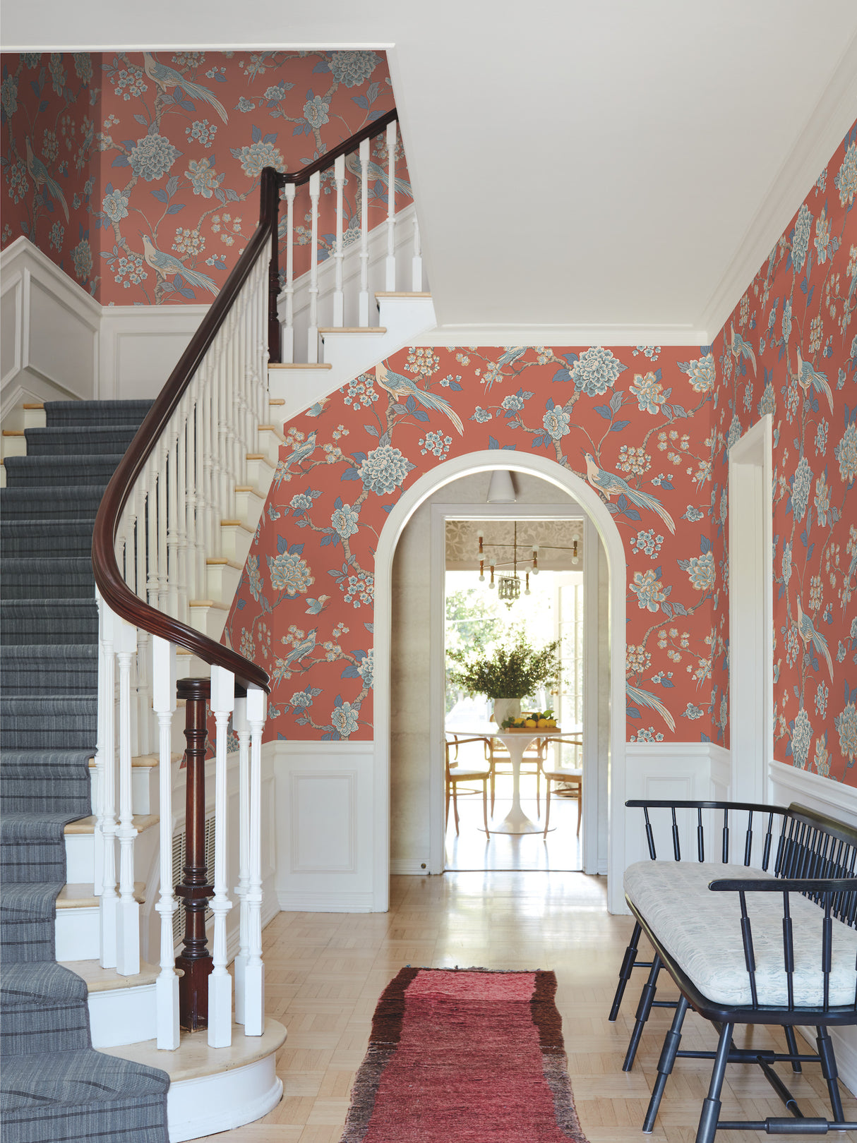 York AF1902 Fanciful Orange Wallpaper