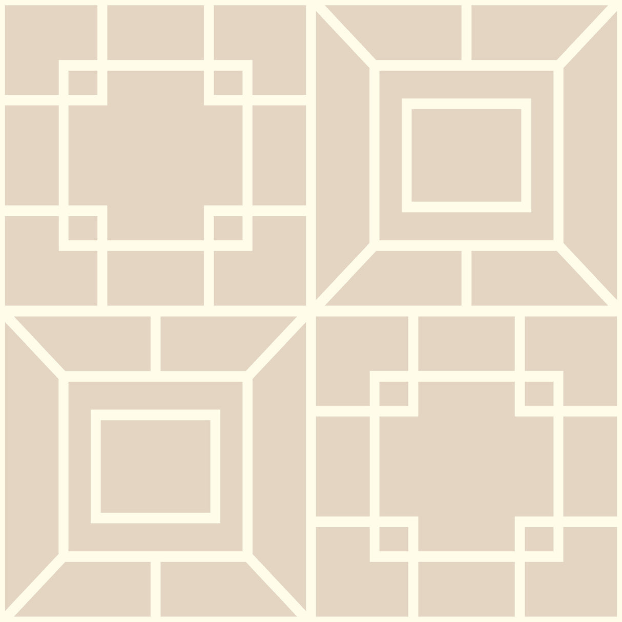 York AF1968 Theorem White & Grey Wallpaper