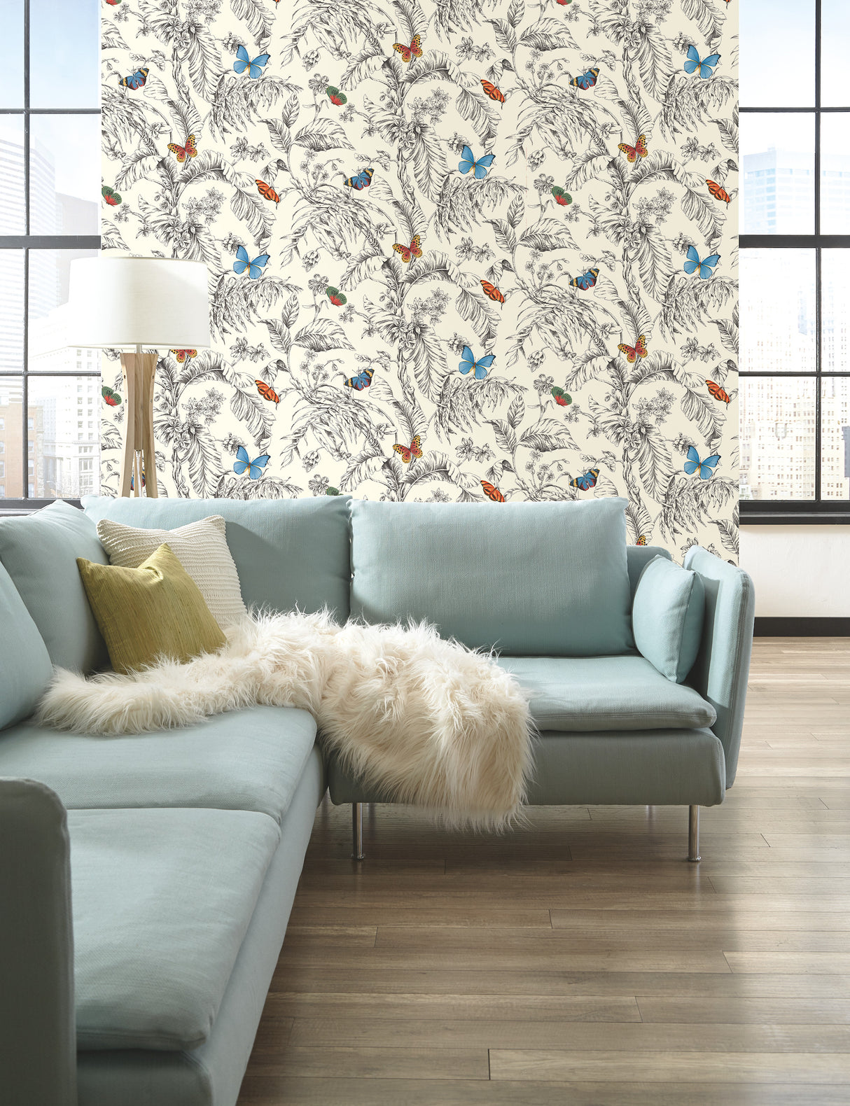 York AF2025 Papillon Primary Wallpaper