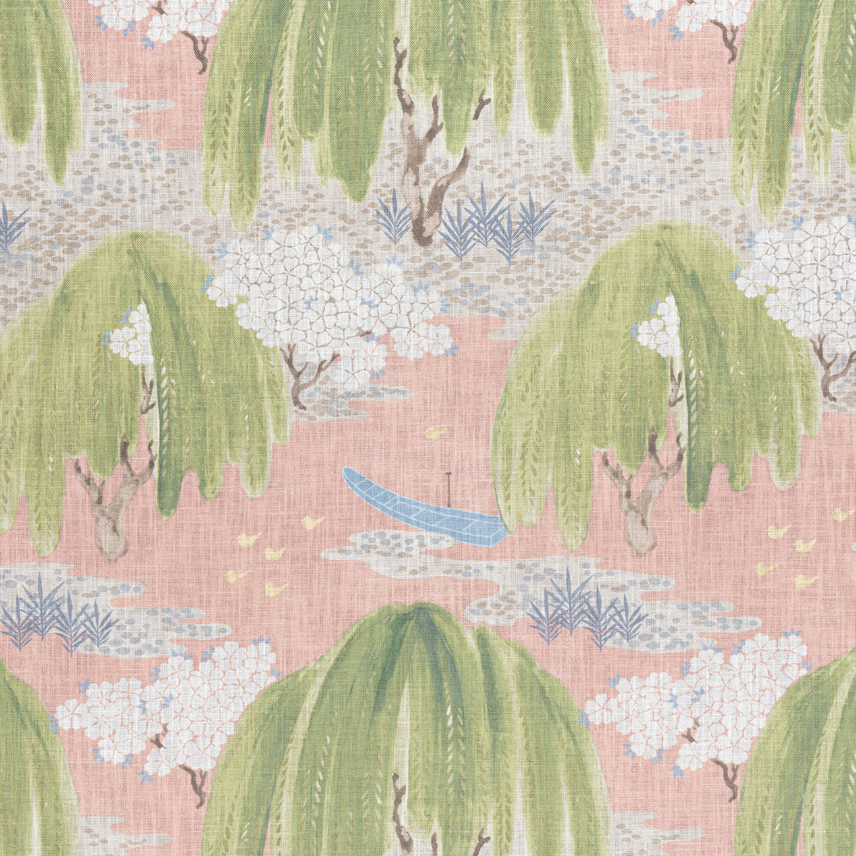 Anna French AF23111 WILLOW TREE Blush Fabric
