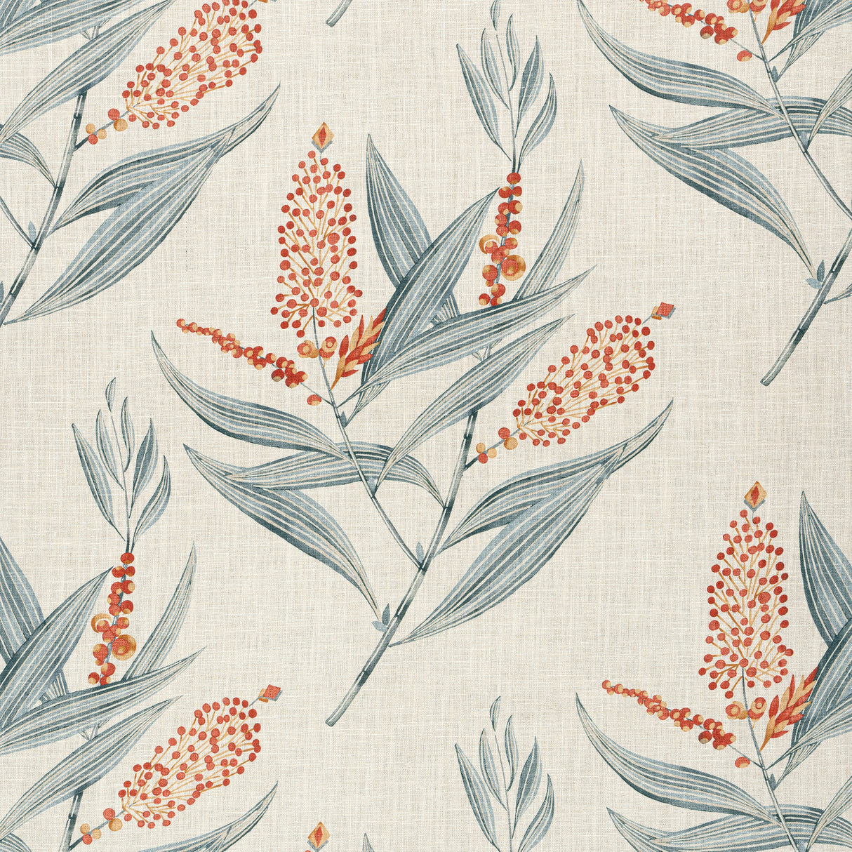 Anna French AF23137 WINTER BUD Coral Fabric