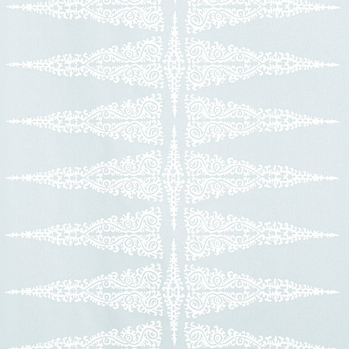 Anna French AF24542 ELLERY STRIPE White on Soft Blue Fabric