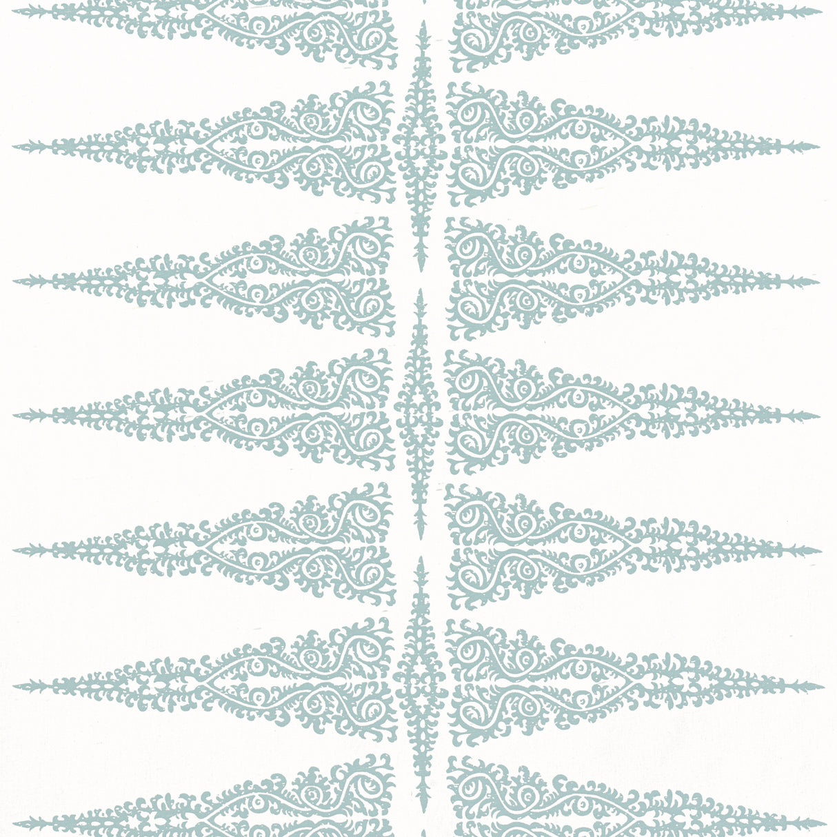 Anna French AF24544 ELLERY STRIPE Robin's Egg on White Fabric