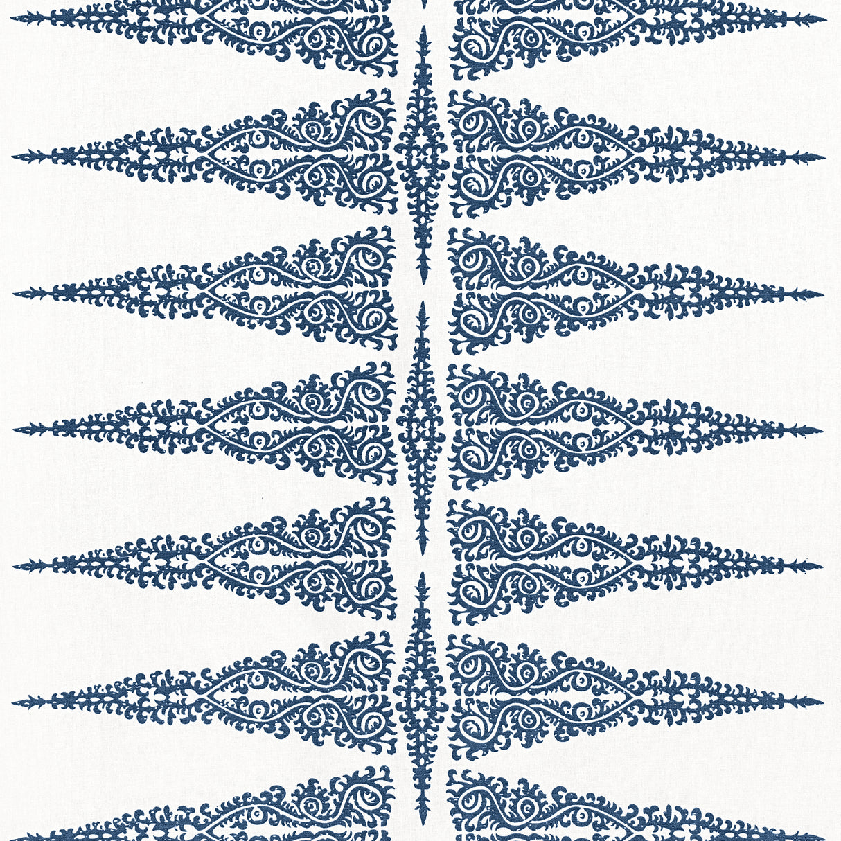 Anna French AF24547 ELLERY STRIPE Navy on White Fabric