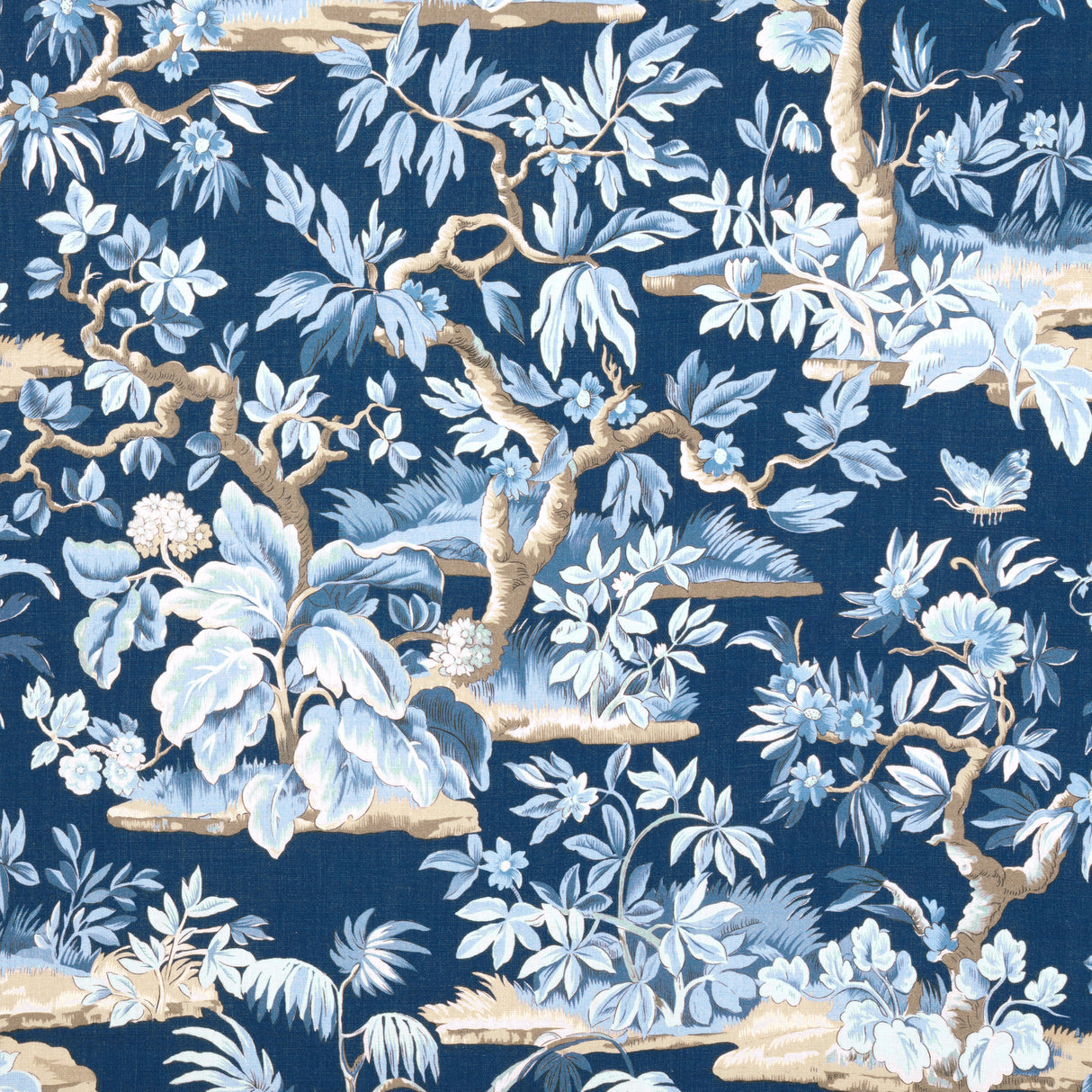 Anna French AF24563 ELWOOD Navy Fabric