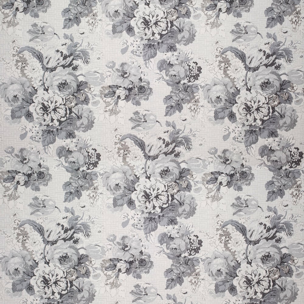 Anna French AF26135 WILD FLORAL Grey Fabric