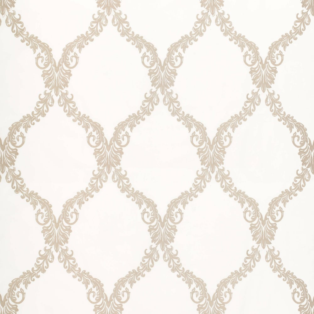 Anna French AF26143 OLBIA EMBROIDERY Off White Fabric