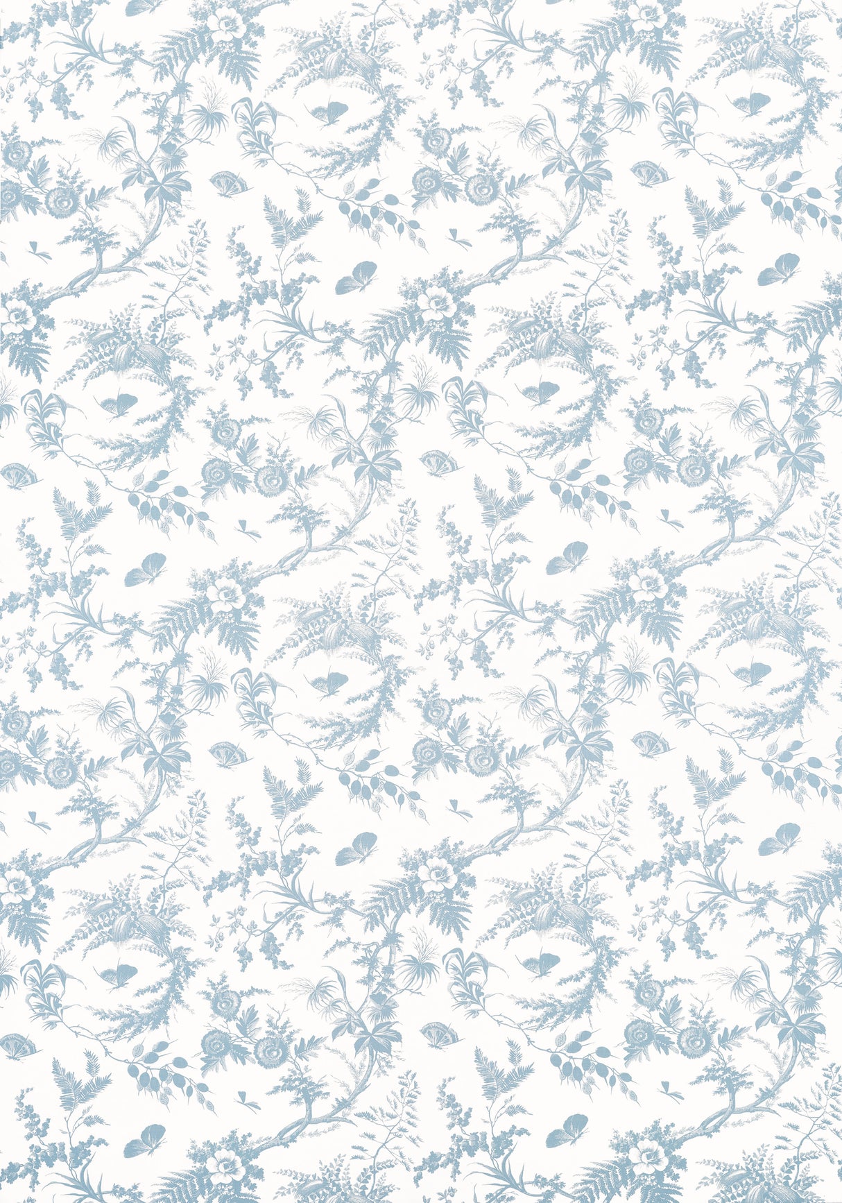 Anna French AF57834 NEWLANDS TOILE Soft Blue Fabric