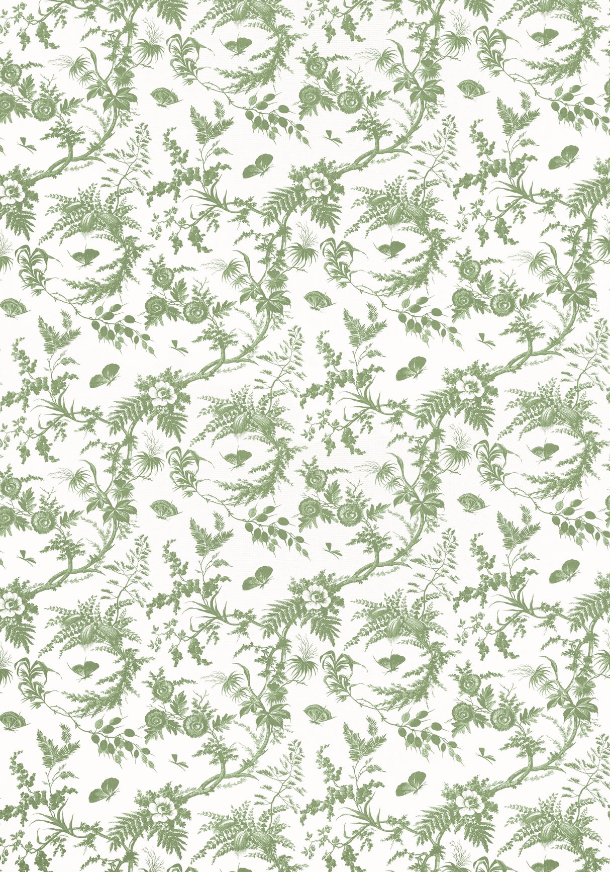 Anna French AF57836 NEWLANDS TOILE Green Fabric