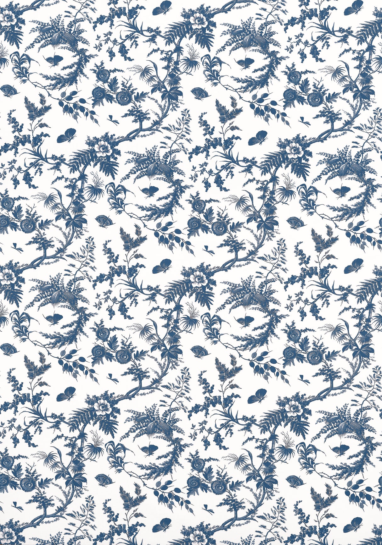 Anna French AF57837 NEWLANDS TOILE Blue Fabric