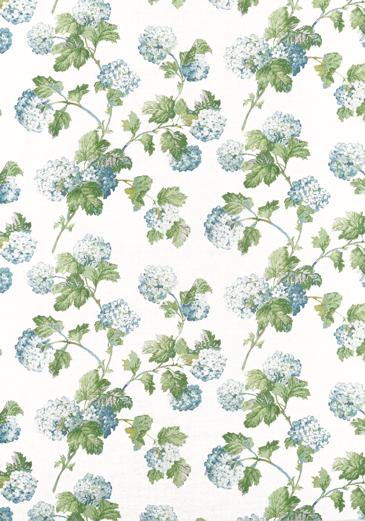 Anna French AF57846 SUSSEX HYDRANGEA Blue and Green Fabric