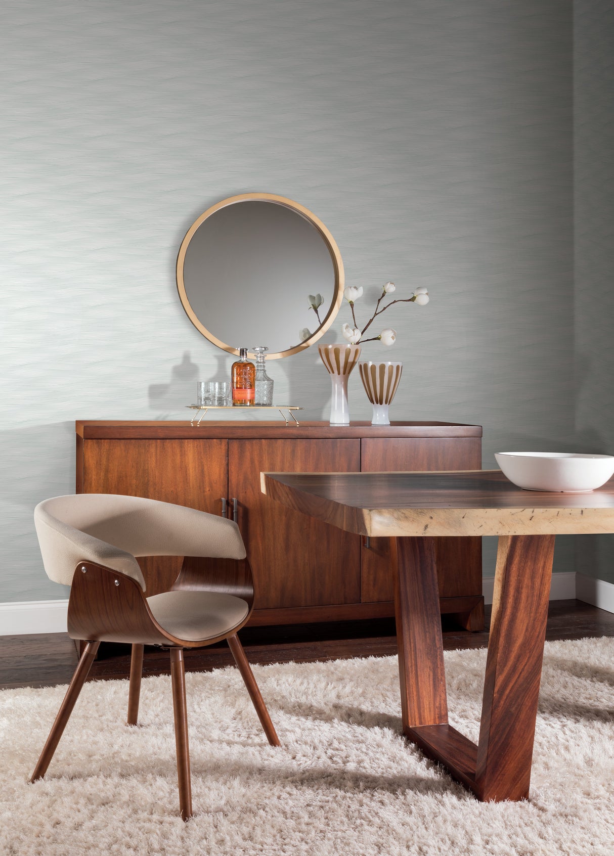 York AF6568 Kimono Green Wallpaper