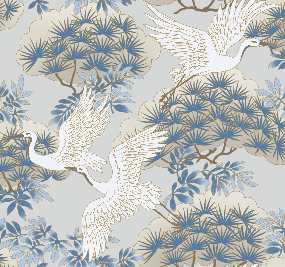 Eade’s Sprig & Heron Light Blue