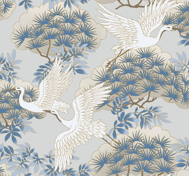 Eade’s Sprig & Heron Light Blue