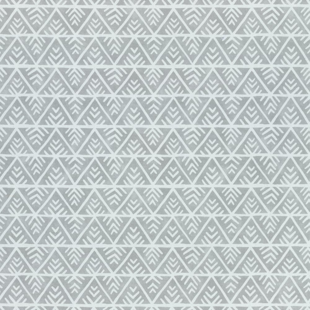 Anna French AF78702 JULES Grey on White Fabric