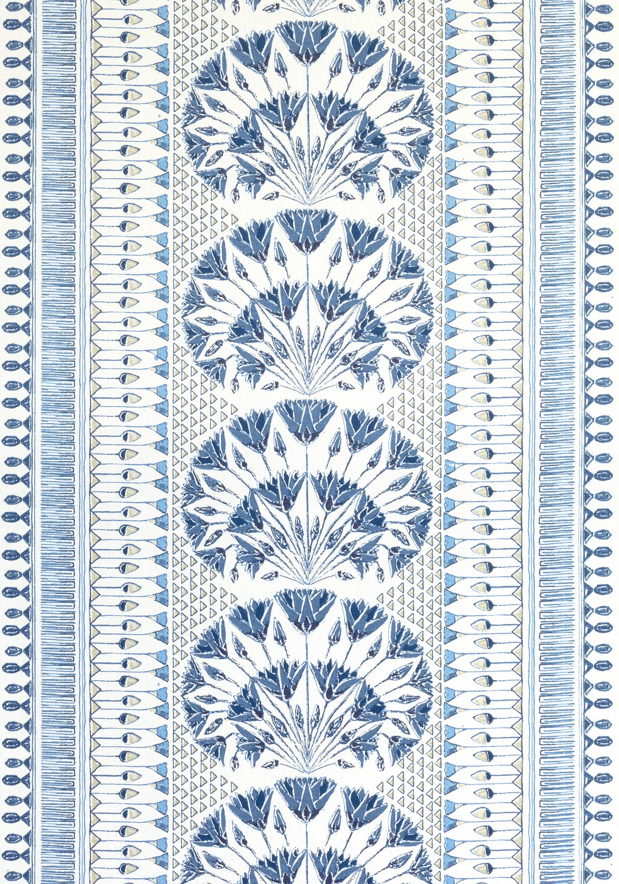 Anna French AF9624 CAIRO Blue and White Fabric