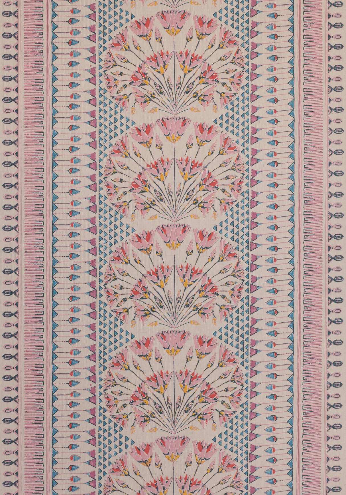 Anna French AF9625 CAIRO Pink and Coral Fabric