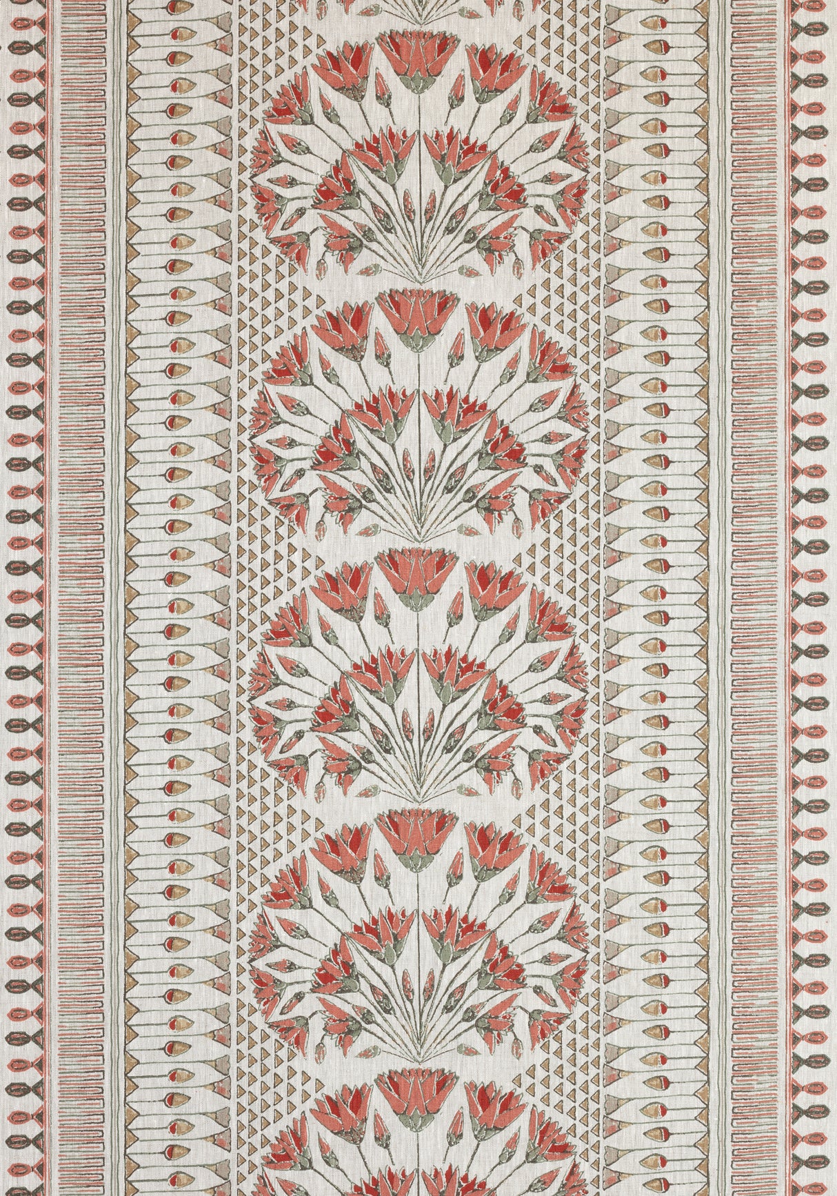 Anna French AF9628 CAIRO Coral Fabric