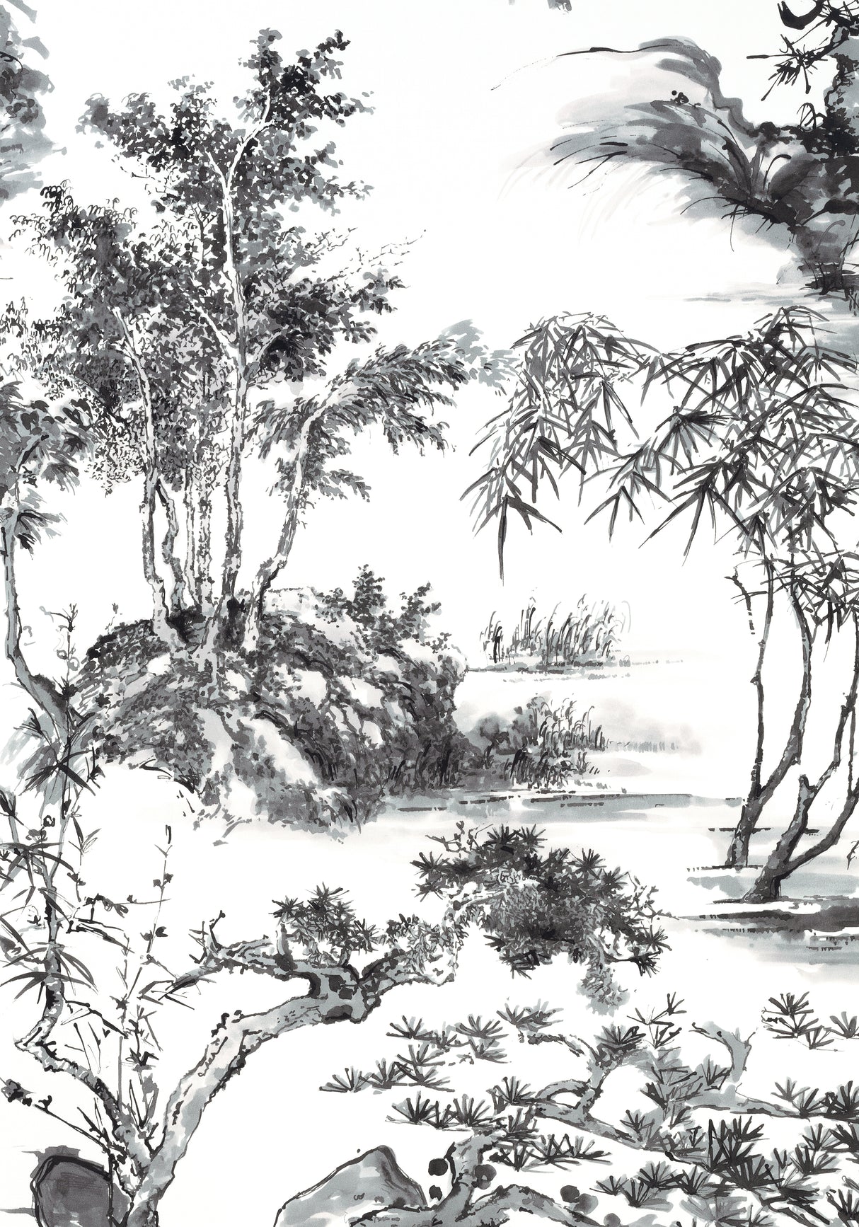 Anna French AF9829 KYOTO Black Fabric