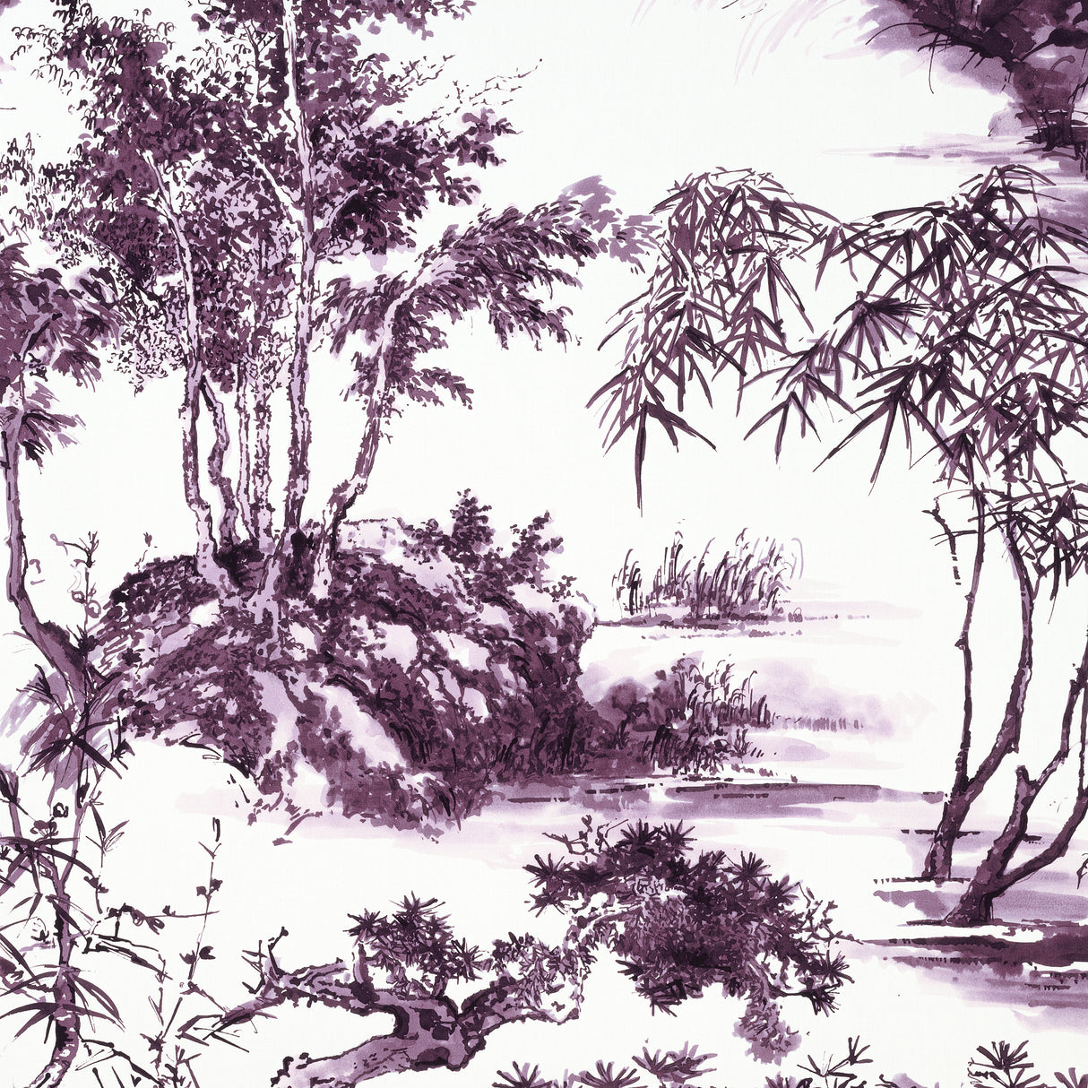 Anna French AF9830 KYOTO Eggplant Fabric