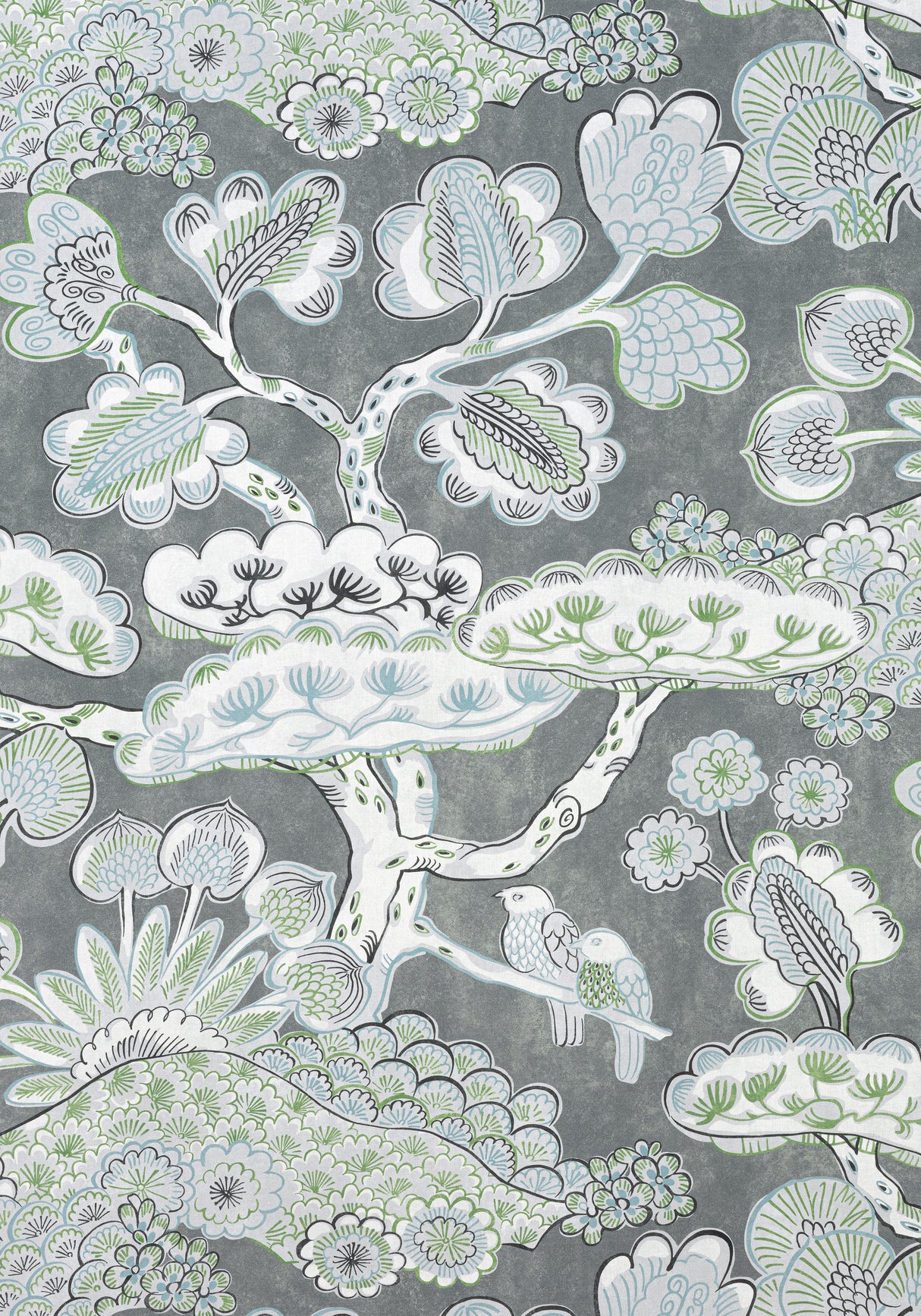 Anna French AF9864 TREE HOUSE Grey Fabric
