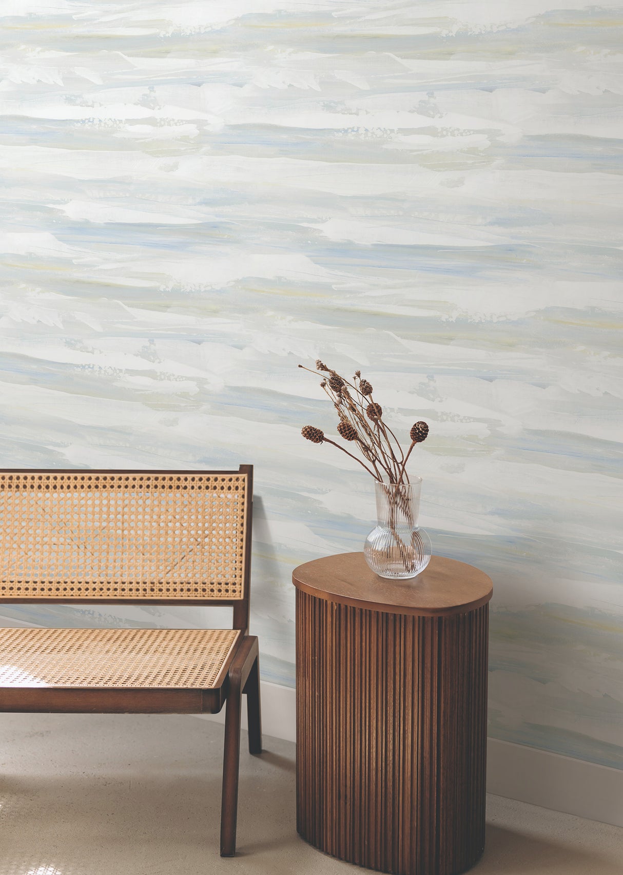 York AG2010 On The Horizon Blue & Yellow Wallpaper