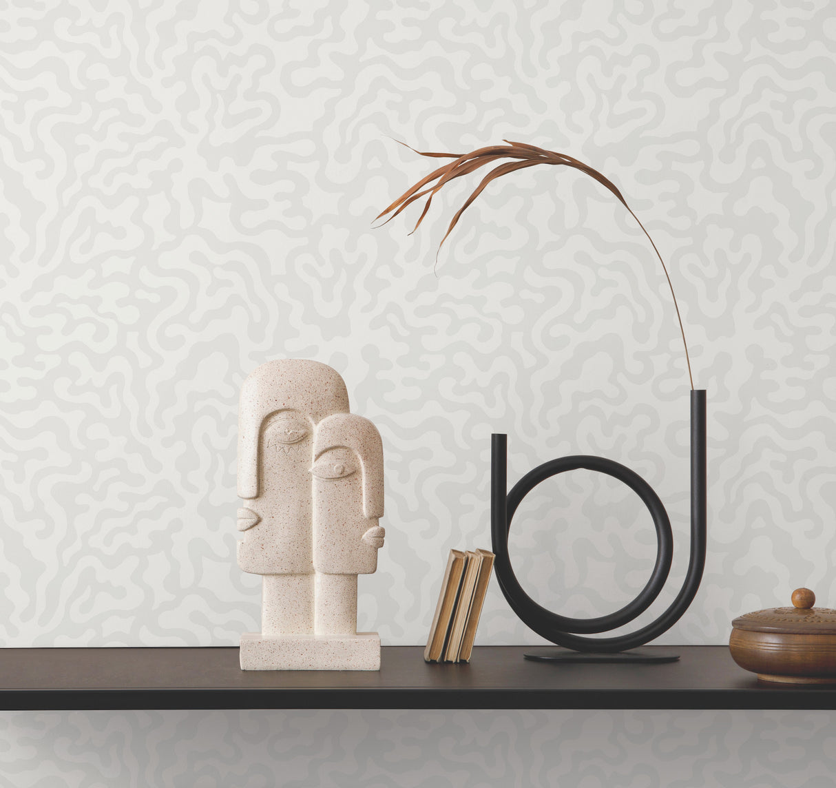 York AG2024 Nebulous Cloud Dove Grey Wallpaper