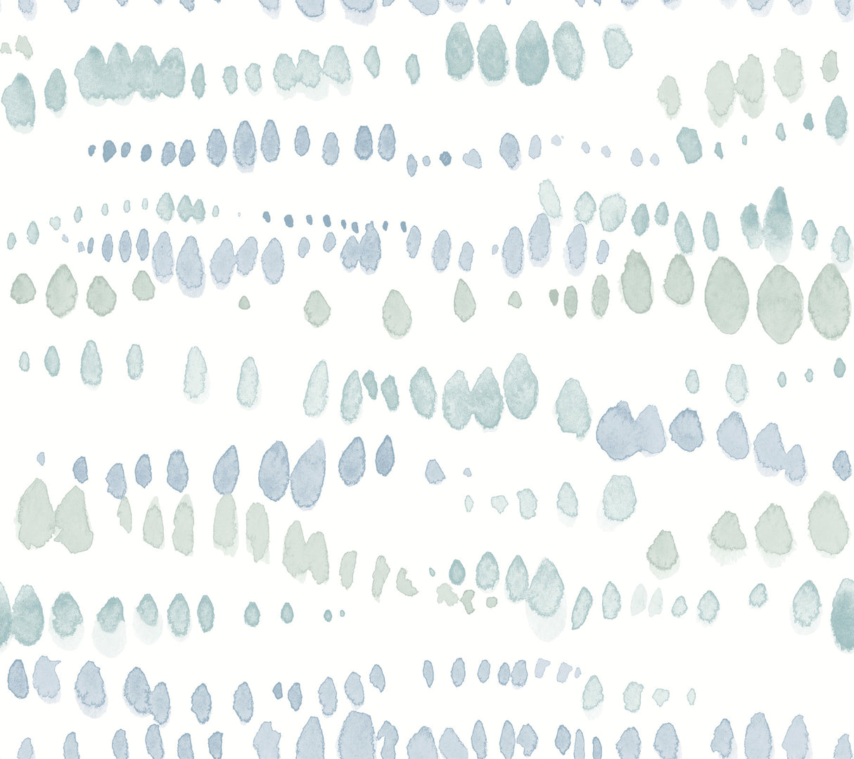 York AG2045 Dewdrops Blue Wallpaper