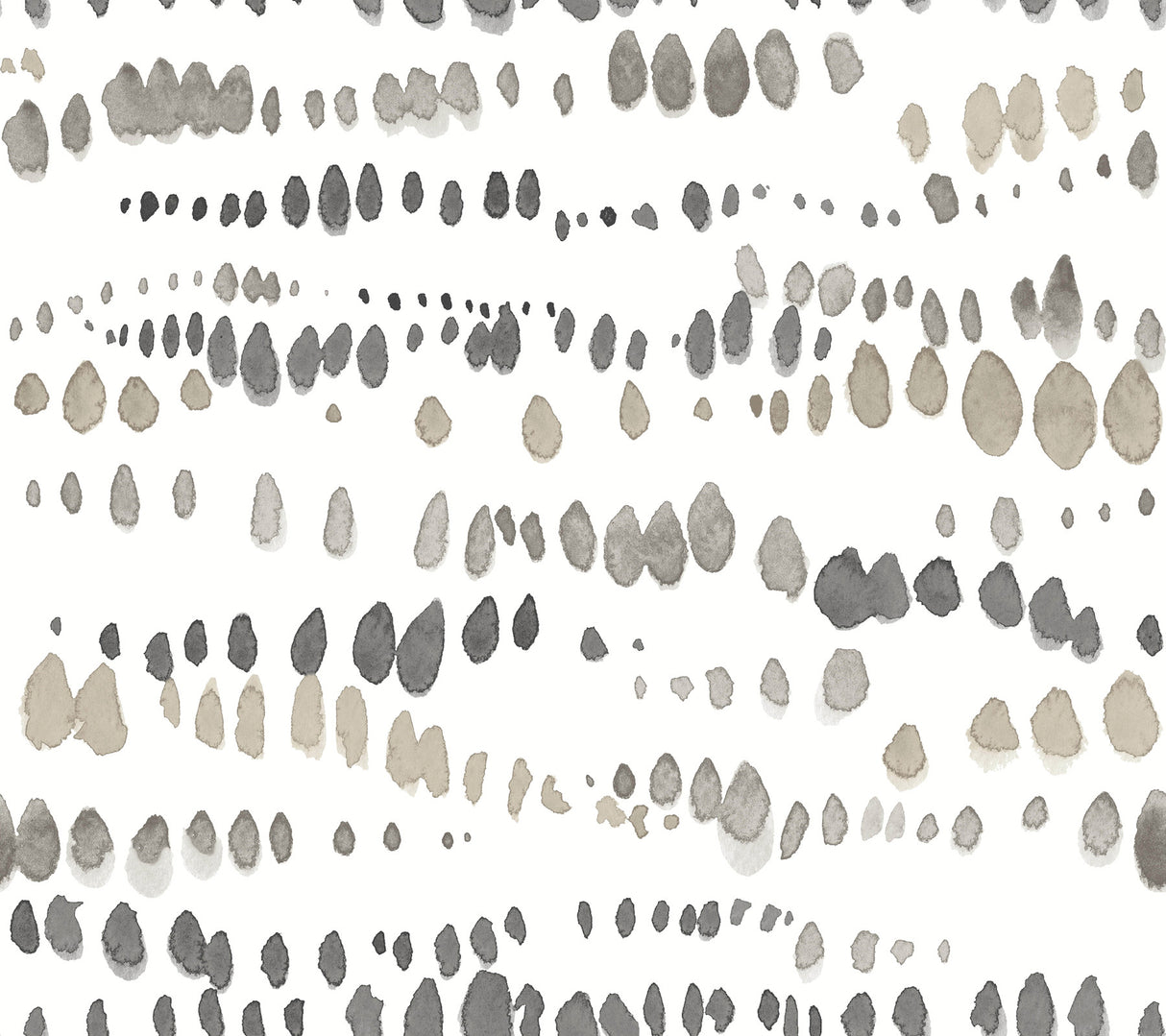 York AG2046 Dewdrops Black & Taupe Wallpaper