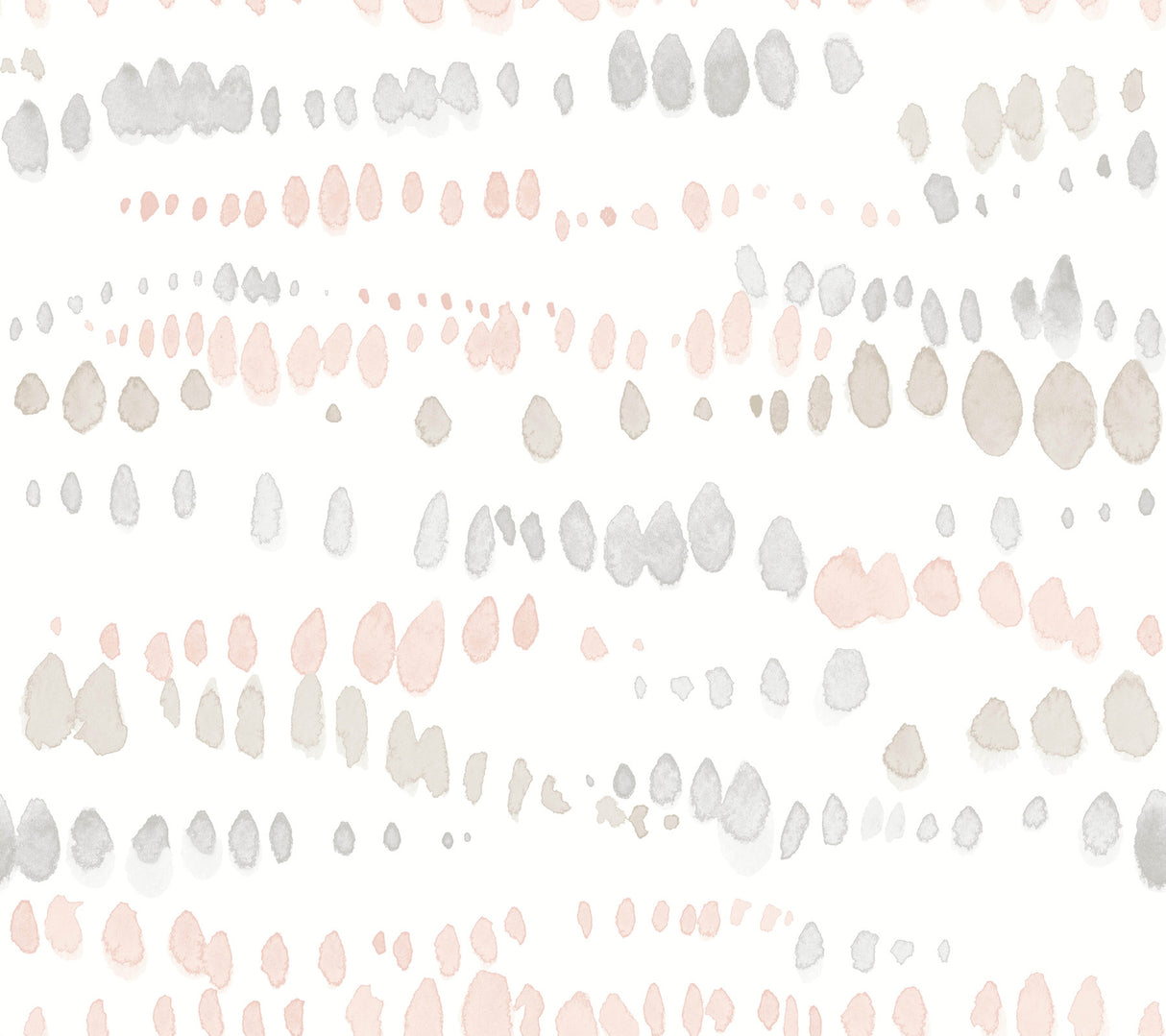 York AG2047 Dewdrops Pink & Grey Wallpaper