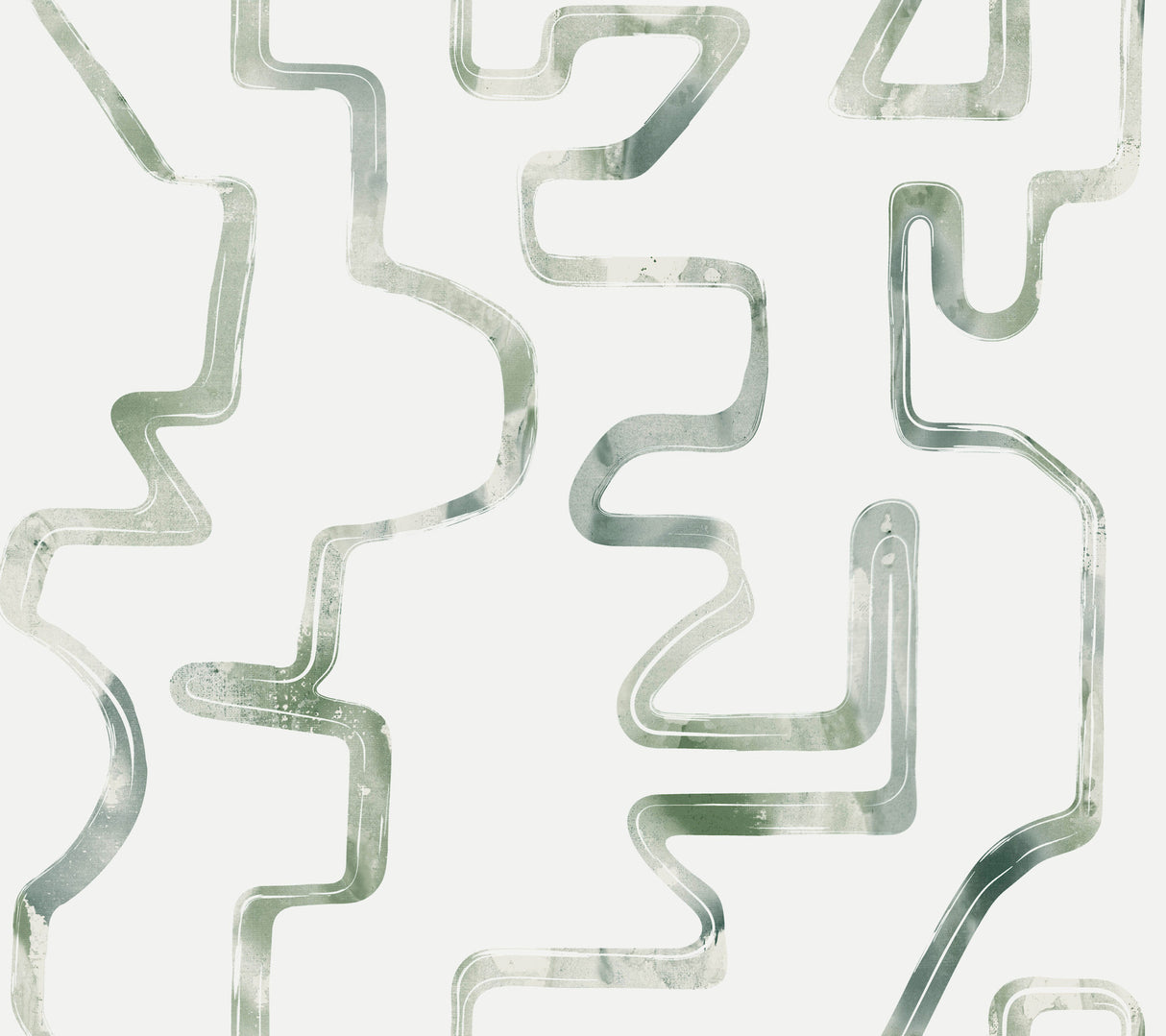 York AG2051 Abstract Aura Green & Grey Wallpaper